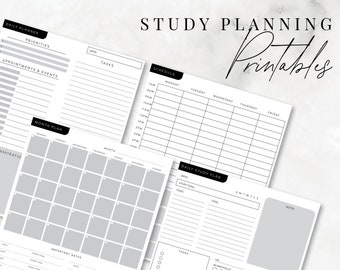 Student Study Guides, Homework planners, Yearly Planning Pack