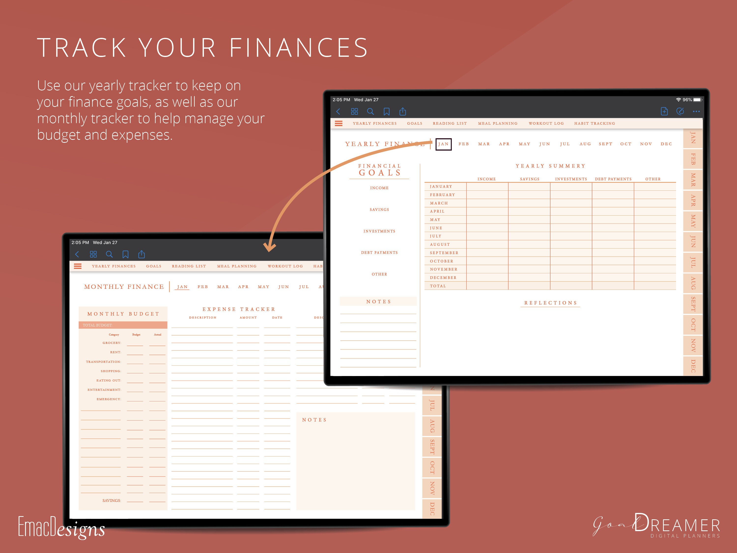 Ultimate Undated Digital Planner | Life Organizer | Student Planner - Etsy