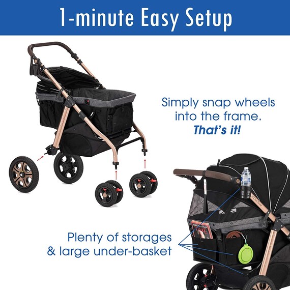 Pet rover top dog stroller