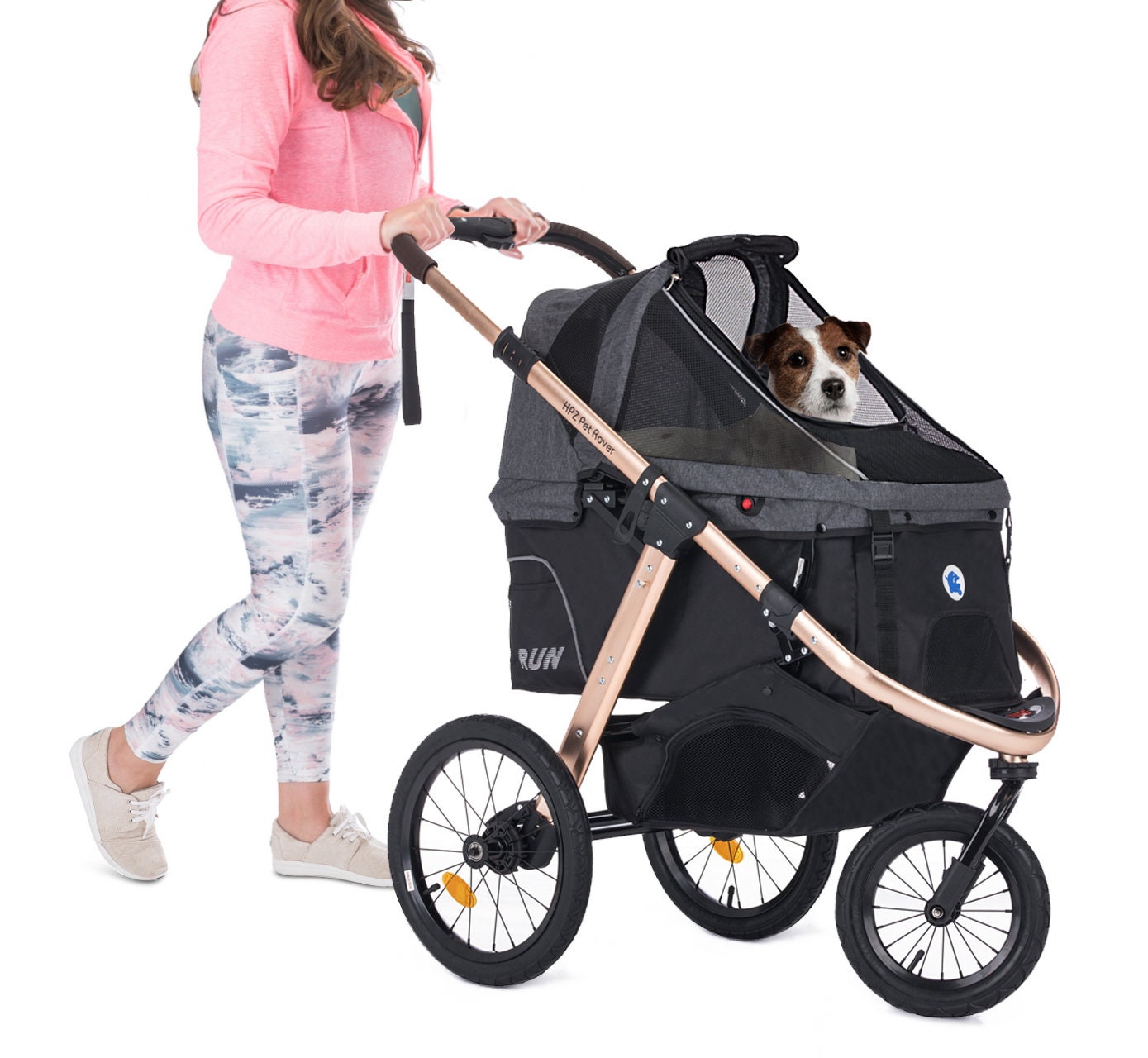 HPZ™ Pet Rover RUN Performance Jogging Sports Stroller for Etsy UK