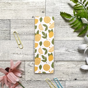 Lemon Bookmark | Laminated Double-Sided Bookmark