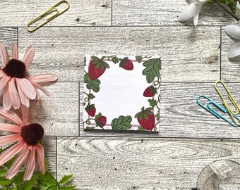 Strawberry Sticky Notes