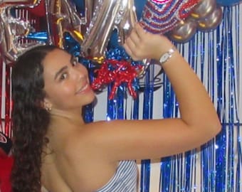 Custom Rhinestone Bed Party Bottle, ANY TWO DESIGNS you want!