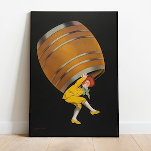 Cognac Pellisson, Leonetto Cappielo, póster vintage, lámina artística, anuncio italiano, póster publicitario, anuncio, póster vintage de cafetería