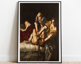 Judith beheading Holofernes by Artemisia Gentilesch - Fine Art Reproduction Print