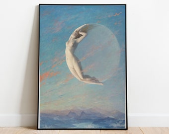 Nude Moon Goddess - Etsy