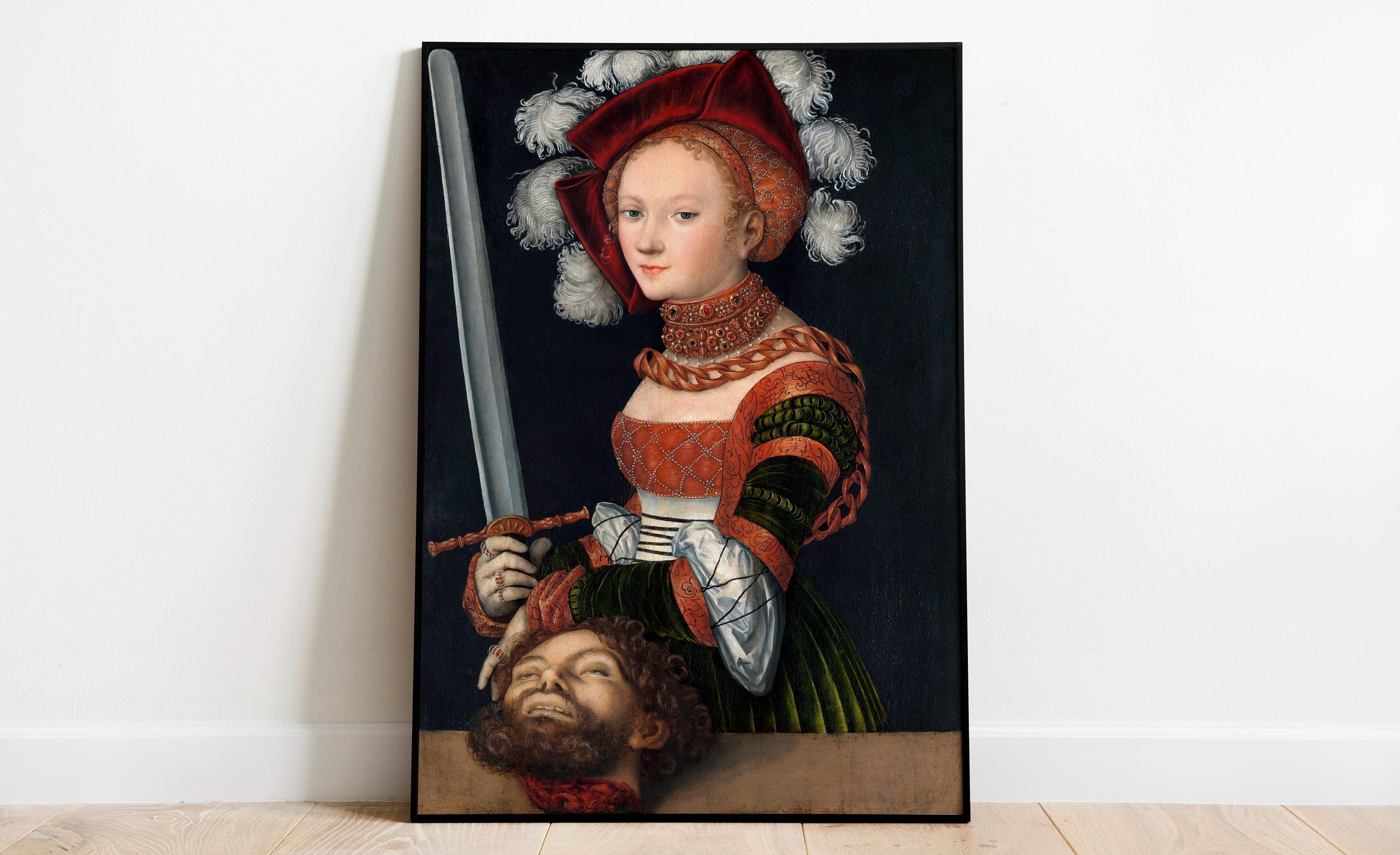 Judith and Holofernes Art Print by Lucas Cranach : Fine Art Reproduction