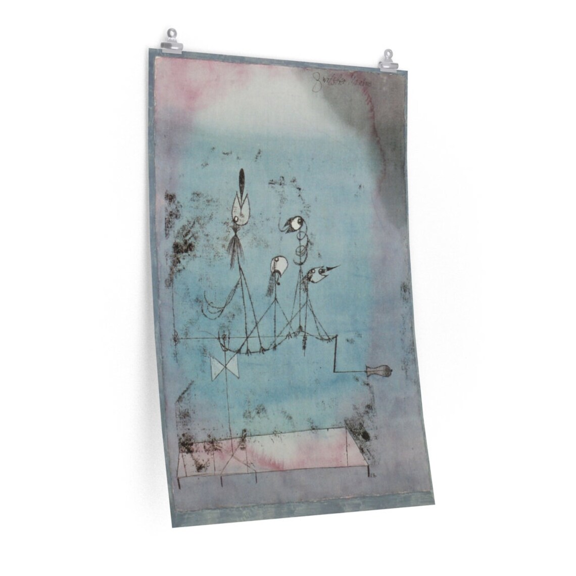 Twittering Machine by Paul Klee Expressionist Painting Etsy