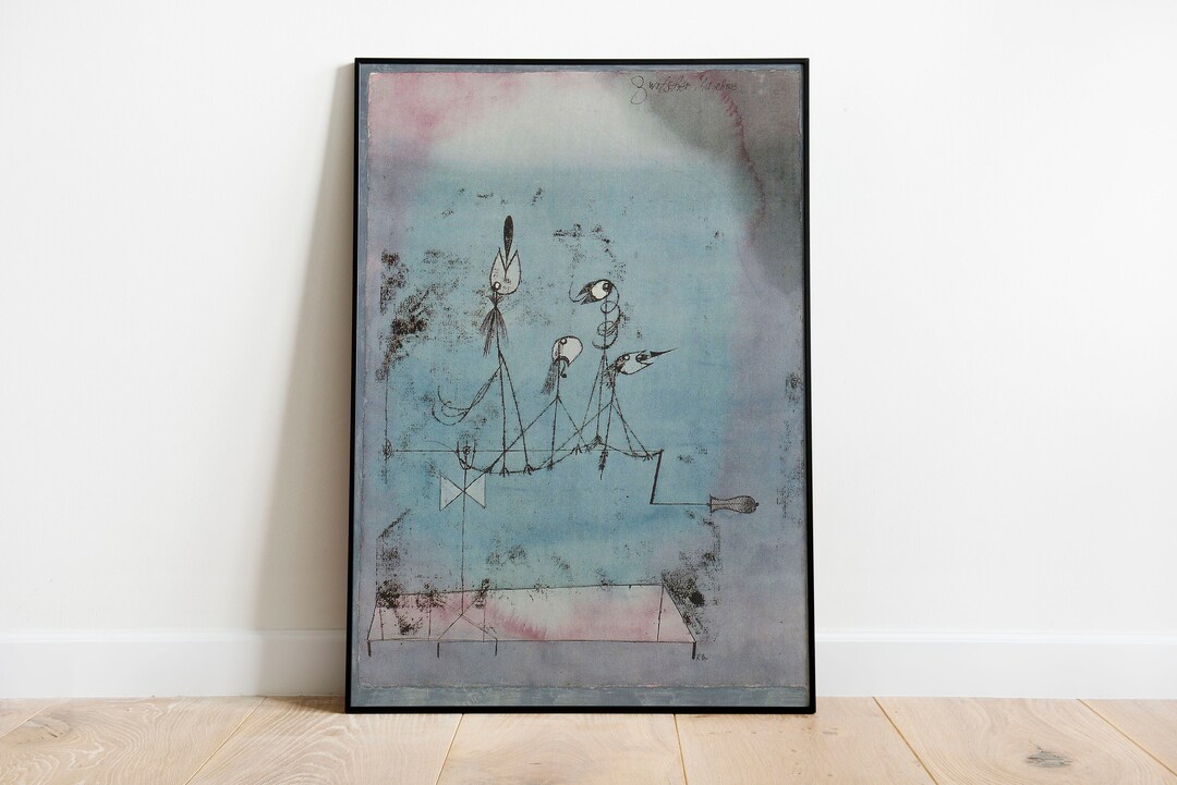 Twittering Machine by Paul Klee Expressionist Painting Etsy