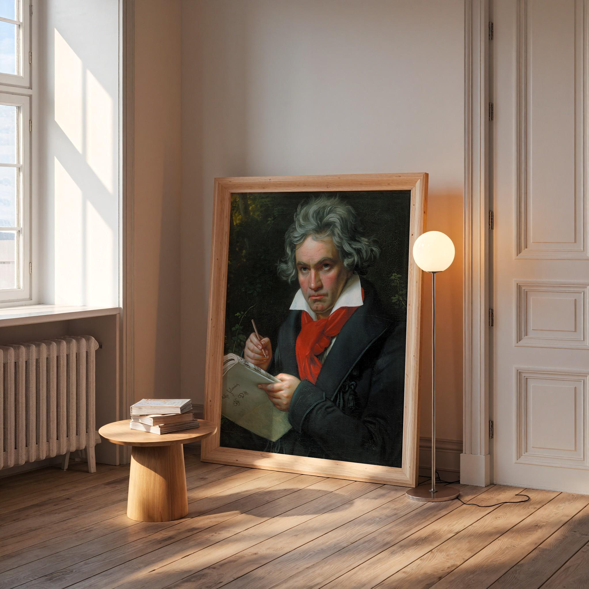 Beethoven Oil Painting - Etsy