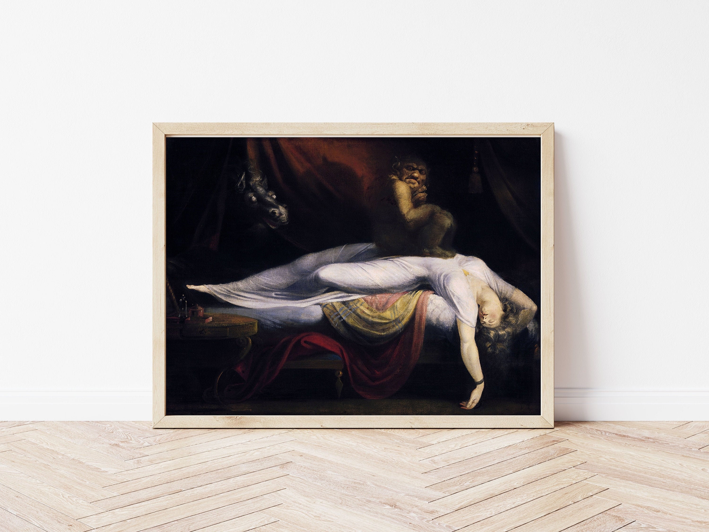 The Nightmare by Henry Fuseli: Gothic Occult Art Print