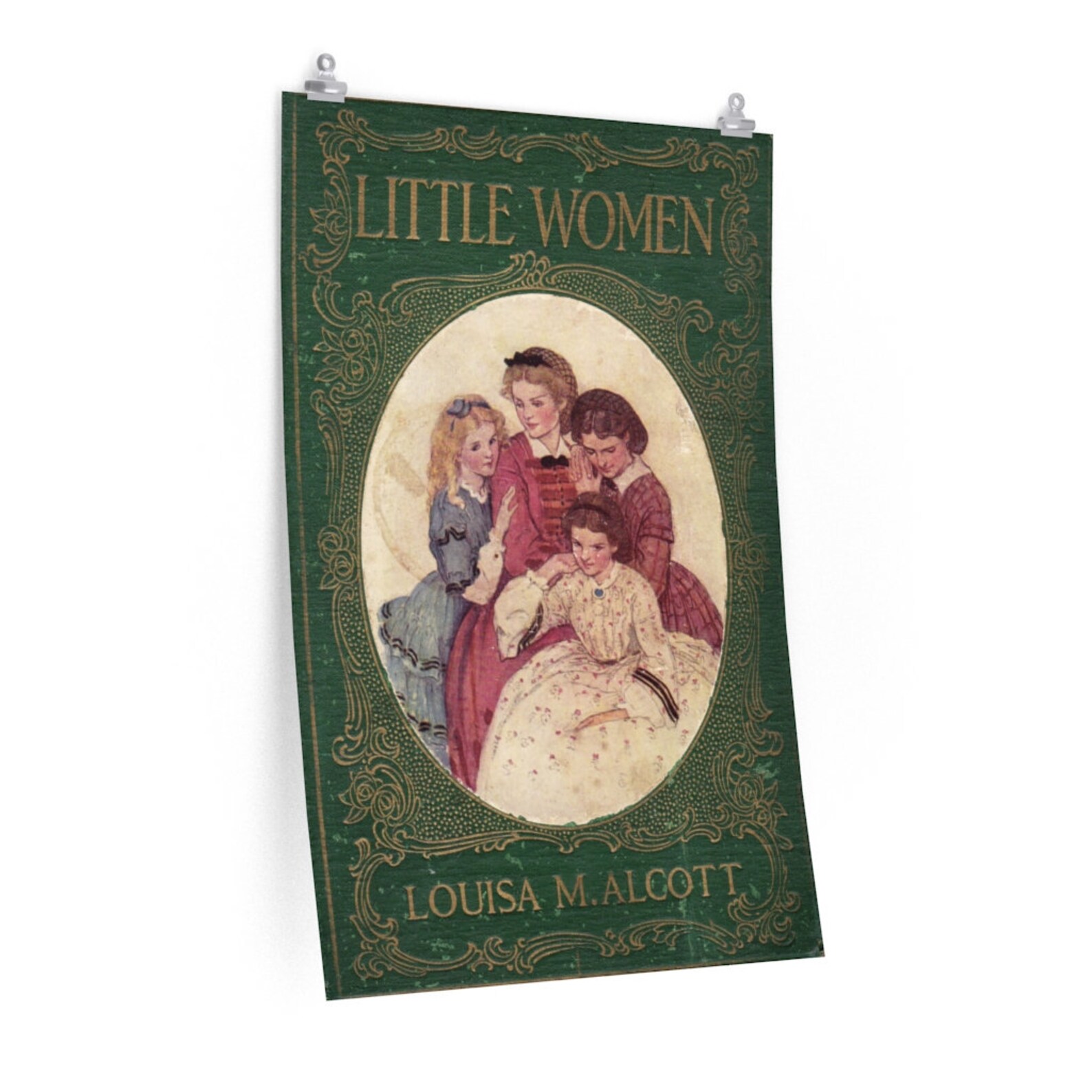 Little Women Book Cover Poster Vintage Book Cover Art - Etsy