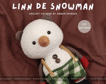 LINN DE SNOWMAN - Häkelanleitung Weihnachten - Christmas Amigurumi pdf
