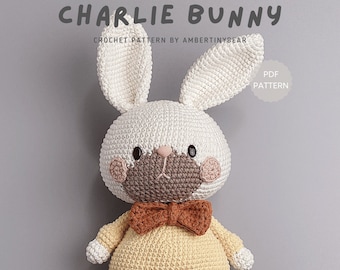 Charlie Bunny Häkelanleitung: Gelber Body (Instant Download)