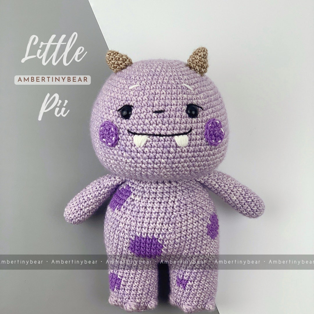 LITTLE PII - Pattern Crochet - Amigurumi Monster - Crochet PDF Pattern ...