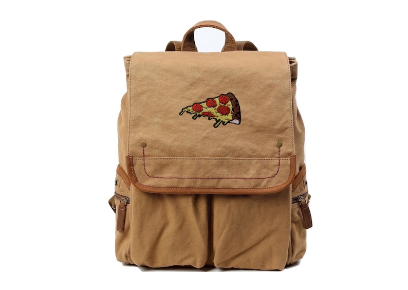 Classic sew on embroidered jean denim jacket bag hat backpack cheese food funny colorful cool patches Pepperoni Pizza Slice Iron On Patch