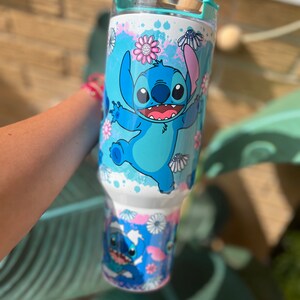 Alien Stitch 40oz Tumbler with Handle image 4