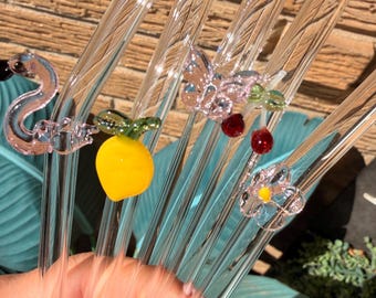 Summer Glass Straws