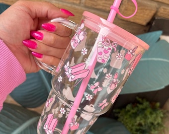 Girly Stuff 20oz Glass tumbler