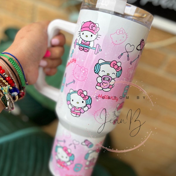 Gym Life 40oz Tumbler: Sublimated Fitness Design