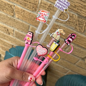 Spicy Bookish Straw topper| Tumbler straw topper| Book lover straw topper