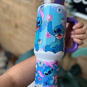 Alien Stitch 40oz Tumbler with Handle image 6