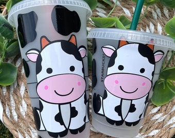 Cow Reusable Cup | 16oz/24oz Tumbler