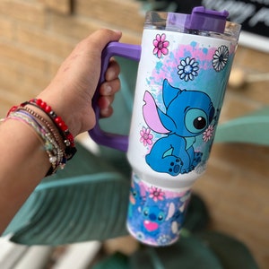 Alien Stitch 40oz Tumbler with Handle image 5