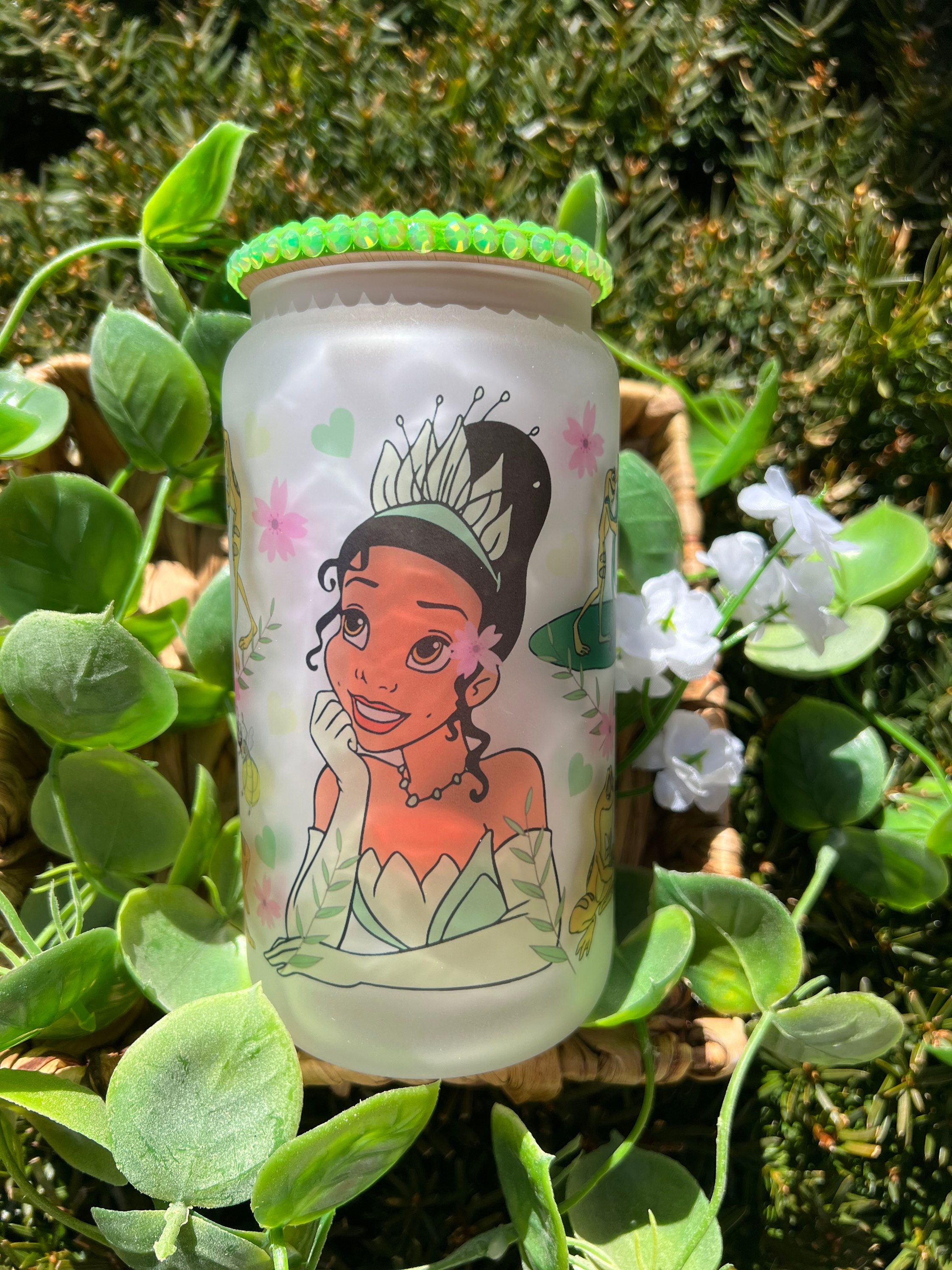 Tiana 40oz Tumbler Sublimation Tumbler With Handle Princess Frog Stanley  Dupe Stanley Tumbler 