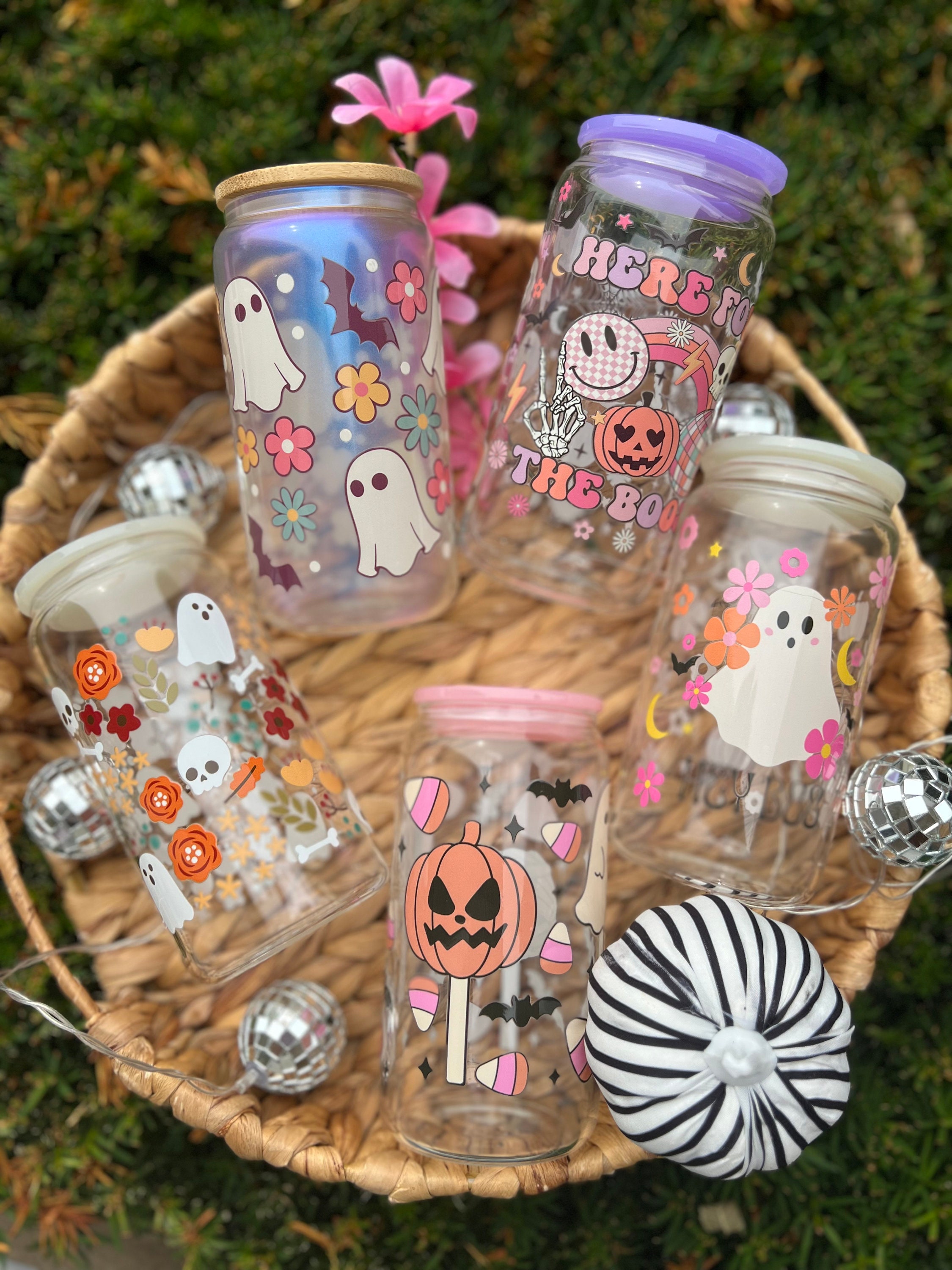 Ghost Cowgirl Glass Cup – RiverasCreationsCo