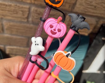 Halloween Silicone Straw Topper | Tumbler Accessories