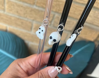 Halloween Glass Straws
