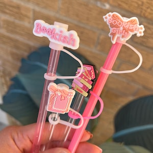bookish Straw Toppers