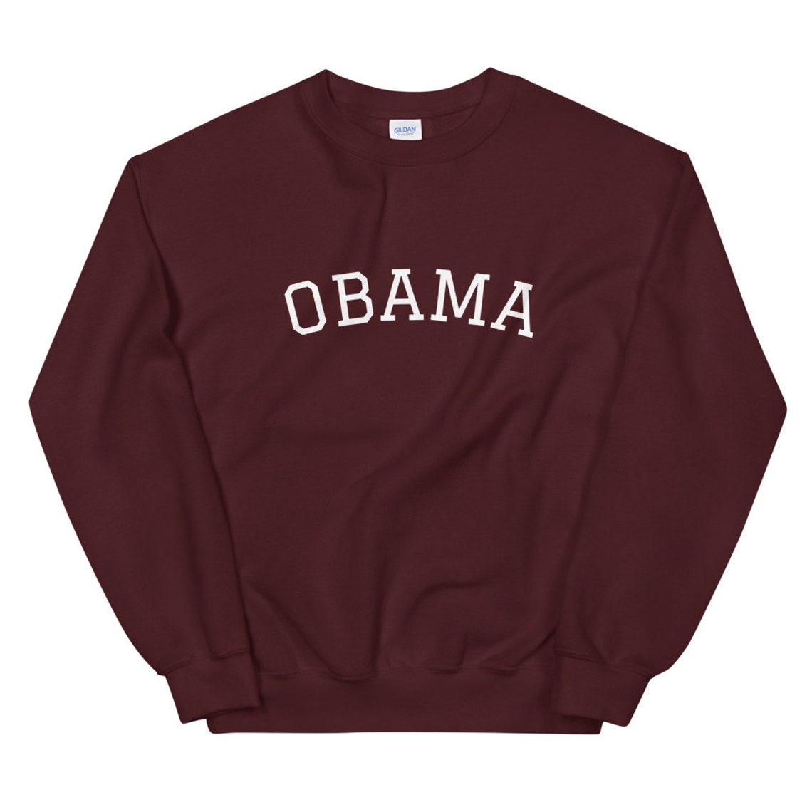 Barack Obama College Sweatshirt Barack Obama Campaign | Etsy