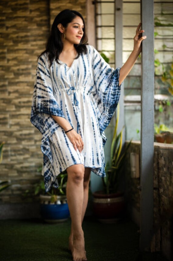 Plus Size Clothing Caftan Kaftan for Women Hand Tie dye Summer