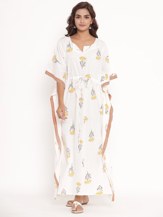 Abbigliamento da donna taglie forti tunica di cotone indiano