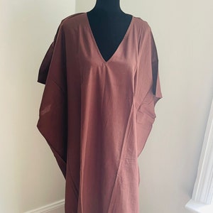 Simple Cotton Kaftan, Indian Kaftan, Maxi Dress, Long Caftan, Dress For to be Moms, Bikini Cover Up Kaftan, Valentine's Day Gift.