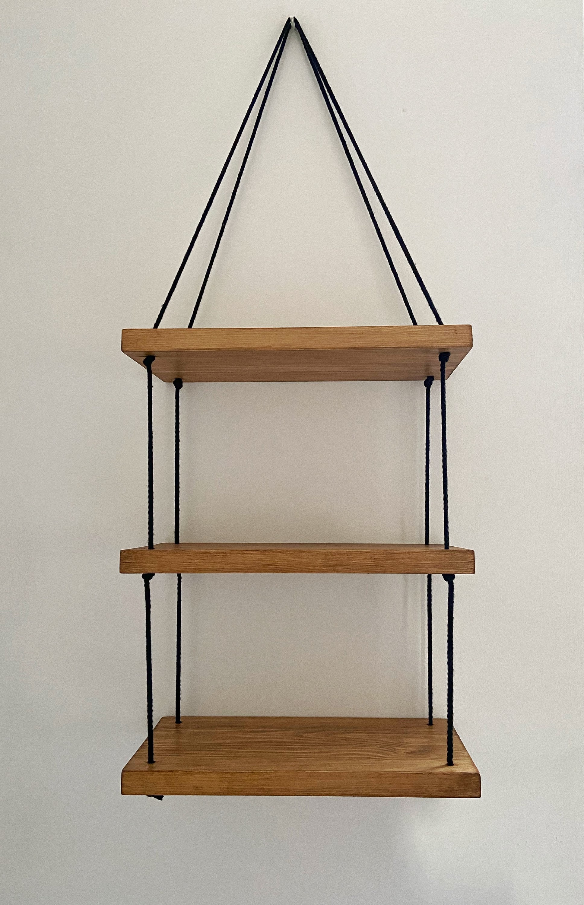 Shelf/Rope Shelf/Tiered Shelf/Shelves/Wood/Hanging Rope Etsy