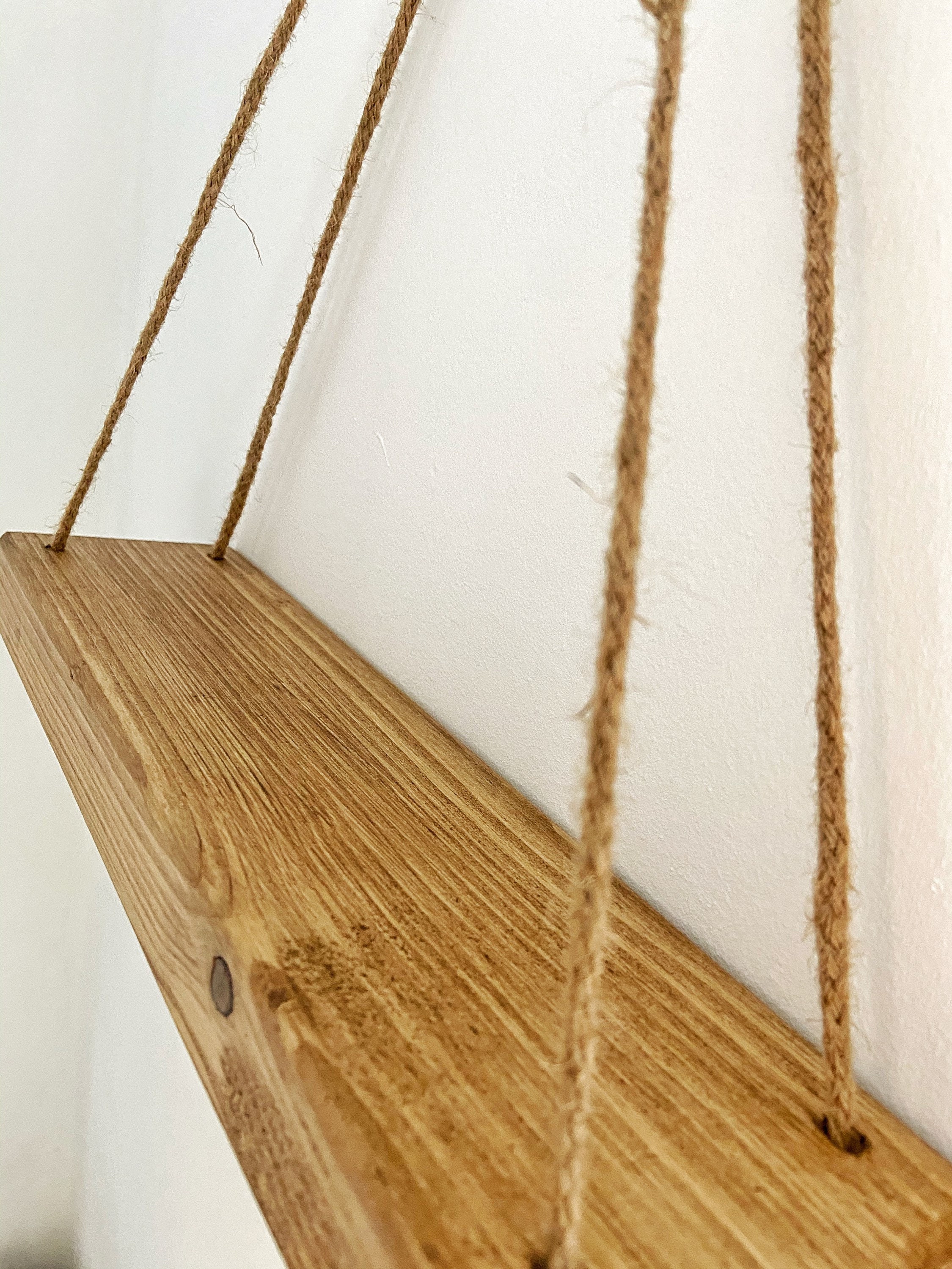Shelf/rope Shelf/shelves/wood/hanging Rope Etsy UK