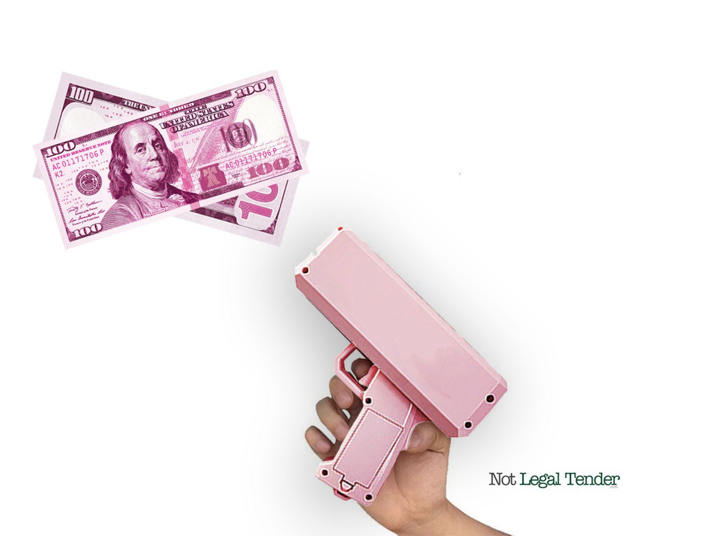 Pink Money Background - Billets de 100 dollars Papier numérique sans couture Cash Background - Fichiers de téléchargement numérique - France