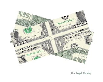 100 Mis-Made One Dollar Bills: Novelty Magic Trick Prop Money
