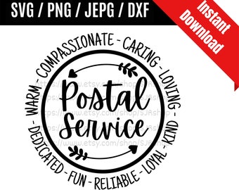 Download Postal Svg Etsy