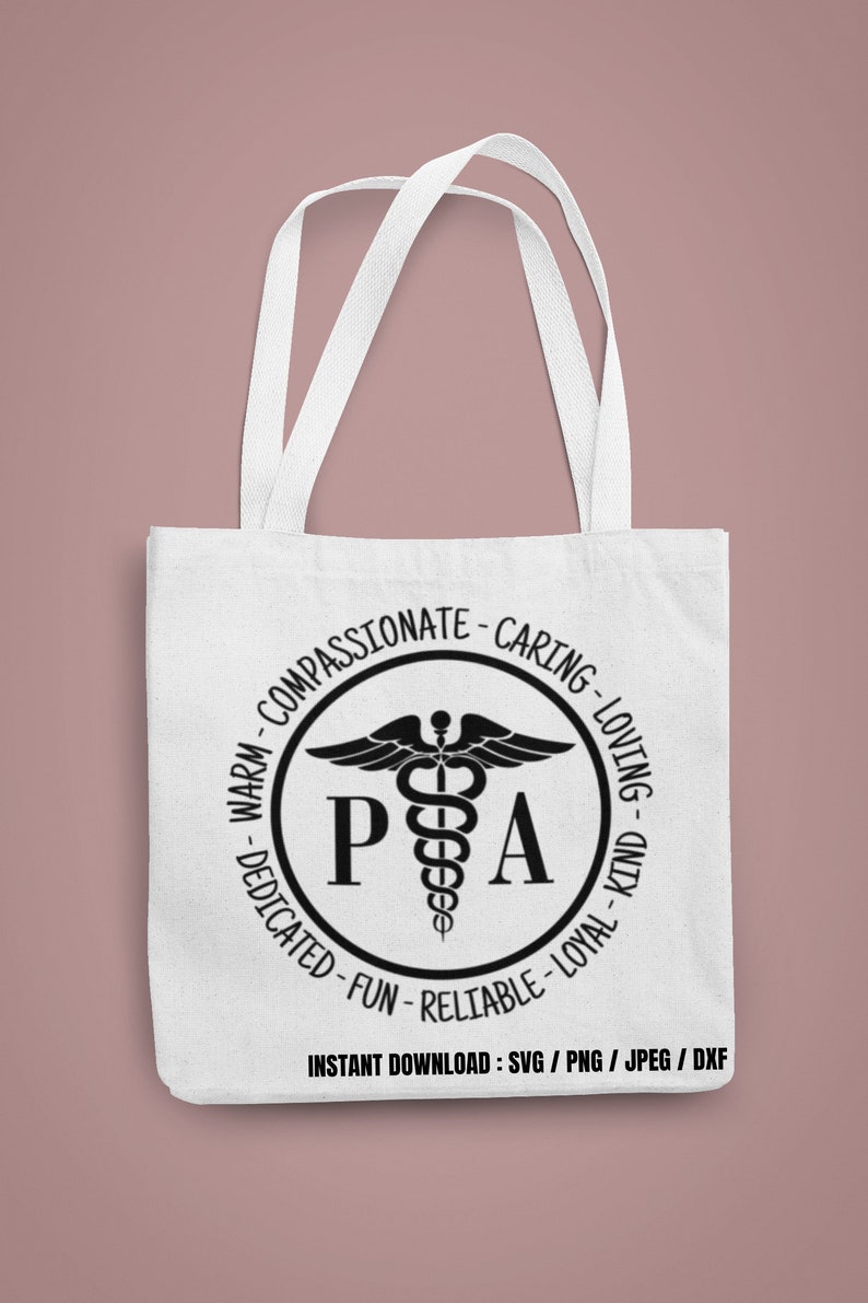 PA svg / Läkarassistent svg / Caduceus svg / Medicinsk symbol svg / Hälso- och sjukvård svg / Medicinsk gåva SVG PNG dxf & jpeg Utskriftsklara filer bild 6