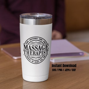 Massage Therapist svg / Massage Therapy svg / MT svg / Therapist svg / Coworker svg / Therapist Gift SVG PNG dxf & jpeg Print Ready Files image 4