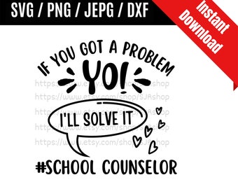 Doradca szkolny svg / Doradca svg / Współpracownik svg / Powrót do szkoły svg / Nauczyciel svg / Prezent z usług SVG PNG dxf i jpeg Pliki gotowe do druku