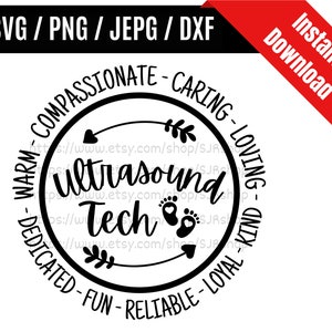 Ultrasound Tech svg / Ultrasound svg / Sonographer svg / Sonography svg / Ultrasound Tech Appreciation Gift SVG PNG dxf & jpeg Print Files