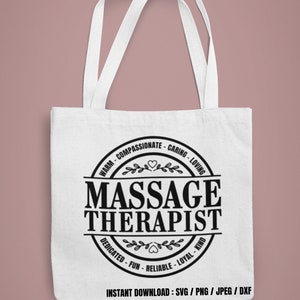 Massage Therapist svg / Massage Therapy svg / MT svg / Therapist svg / Coworker svg / Therapist Gift SVG PNG dxf & jpeg Print Ready Files image 7