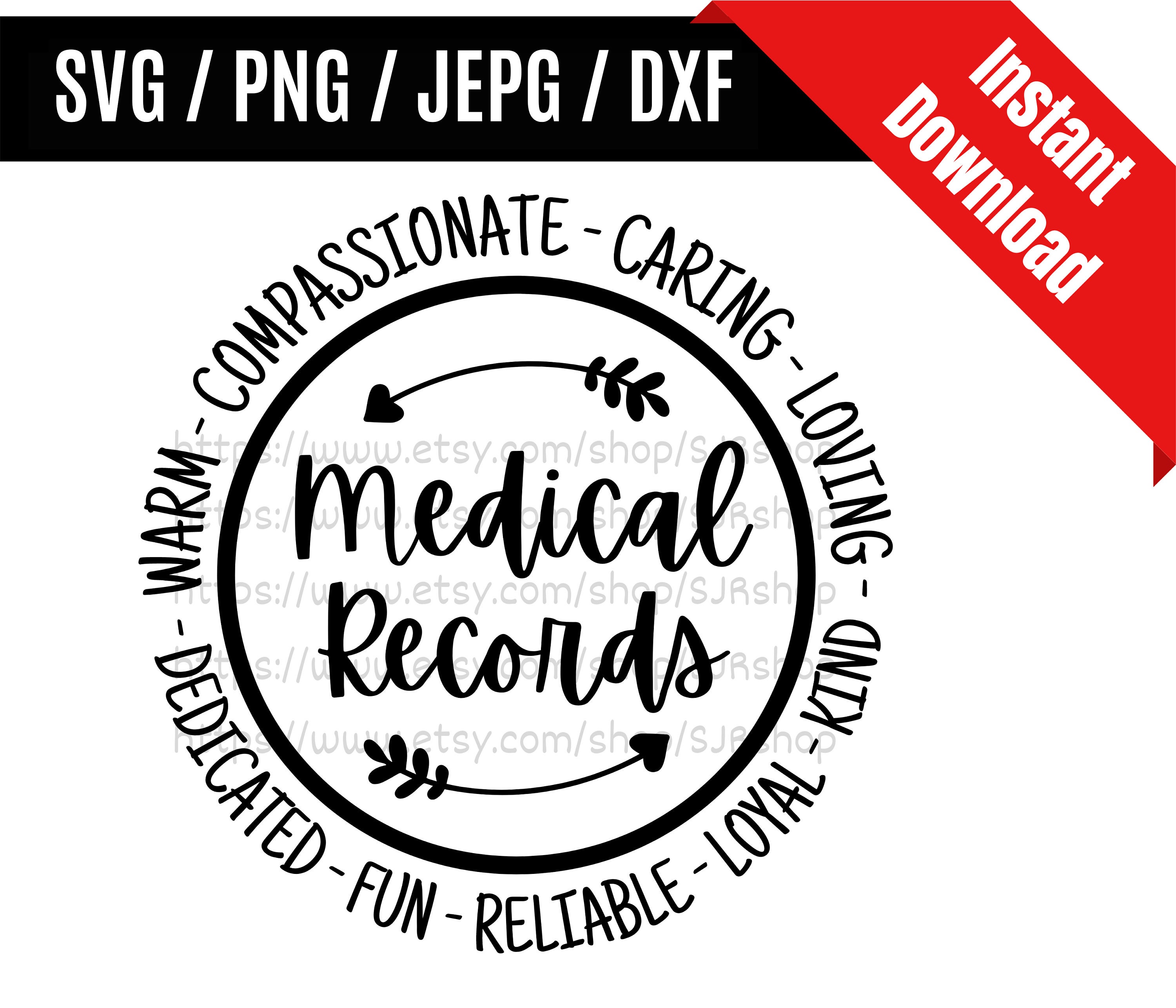 Hospital recordのサブレーベルmed school LP 3枚 Medical Records Svg / Medical Svg / Medical Life Svg