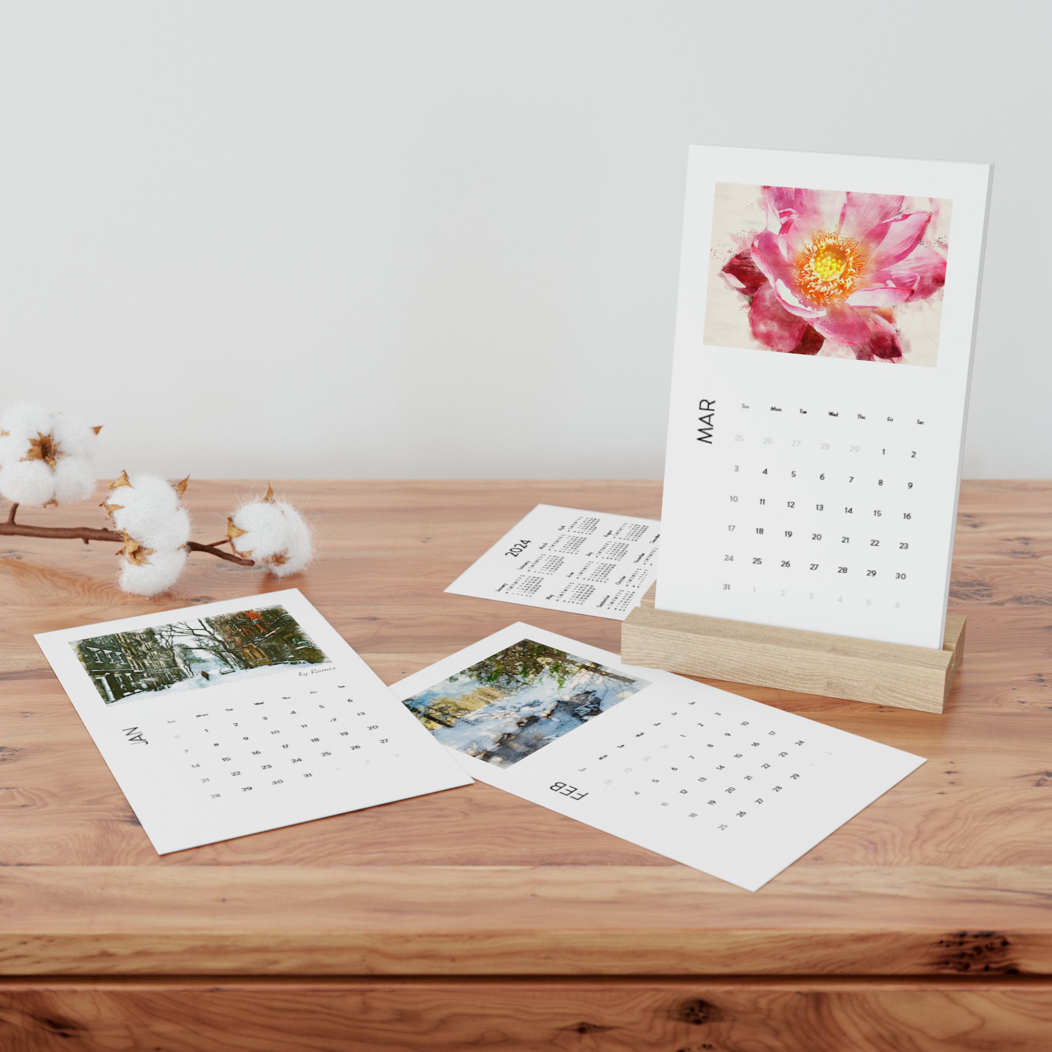 2024-illustrated-vertical-desk-calendar-desktop-calendar-with-wooden