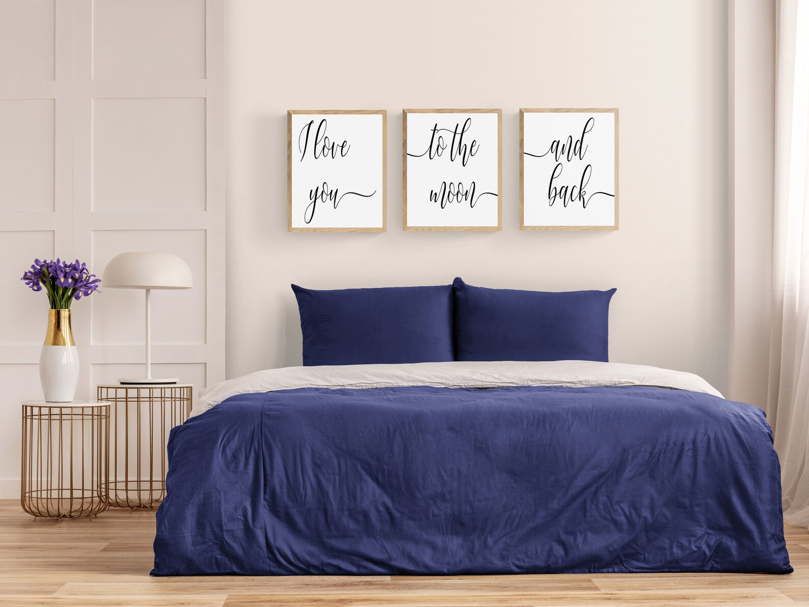 Set of 3 Prints Printable Wall Art Bedroom Wall Decor Over - Etsy